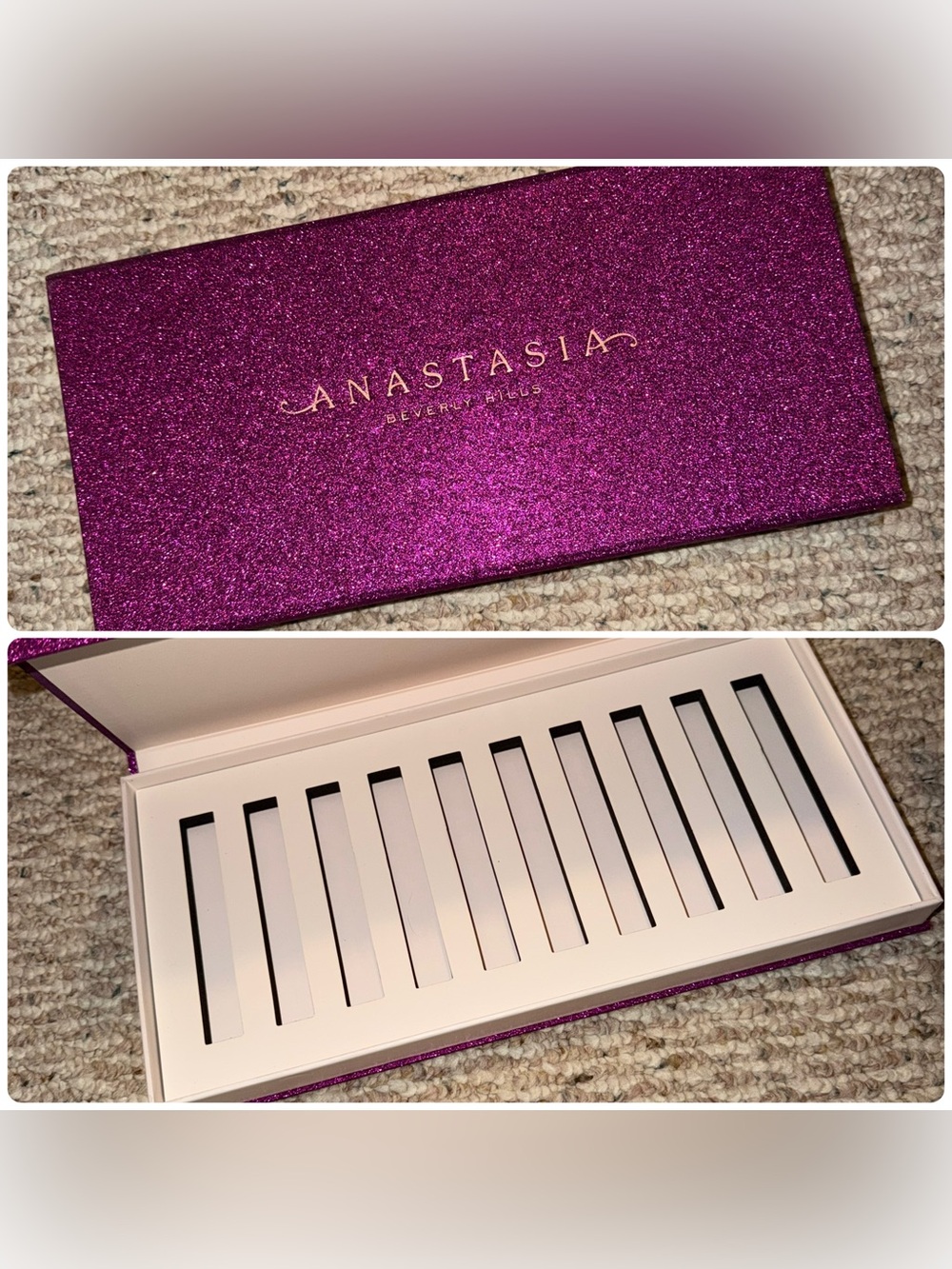 Anastasia Beverly Hills Lipstick/Lipgloss Case in Shimmery Pink